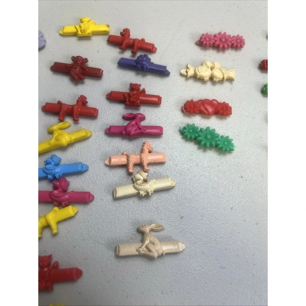 Vintage Girl Hair Clips Lot Of 45